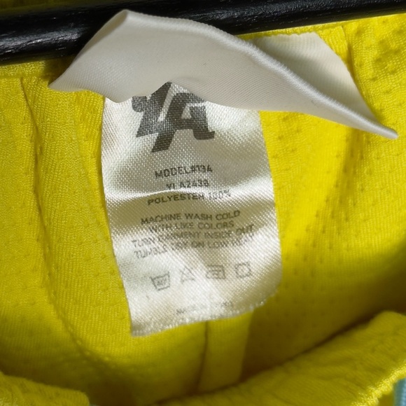 🔥 YoungLA Neon Yellow Mesh Gym Shorts – XL - Picture 5 of 5